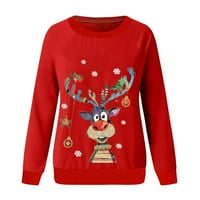 Fanxing Clearance foglalkozik Merry Christmas Vacation pizsama pulóver női pulóver női pulóver felső Hópehely Hóember
