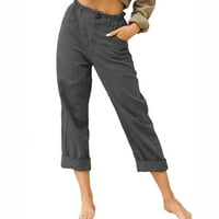 Causual laza vászon nadrág női nyári széles láb hosszú Lounge nadrág nyári alkalmi nadrág zsebekkel