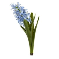 Szinte természetes 13 jácint mesterséges virág, kék