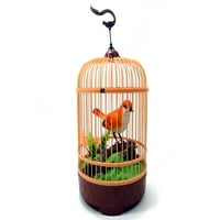 Éneklés és csiripelő madár ketrecben - Reális hangok és mozgások játék vagy ajándék