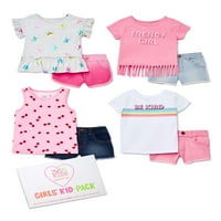 Ggaranimals Baby & Toddler Girls Mi n 'Match Kid Gift Box, 8 darabos szett, Hónapok-5T