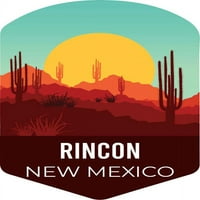 és R import Rincon New Mexico szuvenír Vinyl matrica matrica kaktusz sivatagi Design