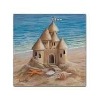 Védjegy Szépművészeti „Sand Castle” vászon művészete: Susan Rios