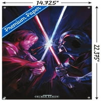 Csillagok háborúja: Obi-Wan Kenobi-párbaj fali poszter Push csapokkal, 14.725 22.375