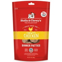 Stella & Chewy ' s Chicken Dinner pogácsákat gabonamentes fagyasztva szárított száraz kutyaeledel, oz