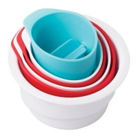 Ubbi világítótorony halmozott csésze fürdő játékok, készlet 6, penész mentes Mosogatógépben mosható kisgyermek játékok