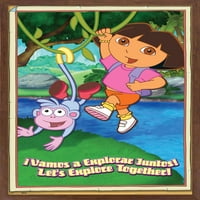 Nickelodeon Dora, A Felfedező-Szőlő Fal Poszter, 14.725 22.375