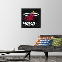 Miami Heat-Logo fali poszter Nyomócsapokkal, 14.725 22.375