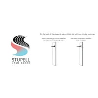 A Stupell Industries smink az Art Glam Lips Typography Style Graphic Art Unker keret Art Print Wall Art, Design by