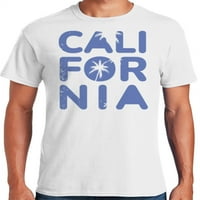 Graphic America State of California of California USA Golden State férfi grafikus póló