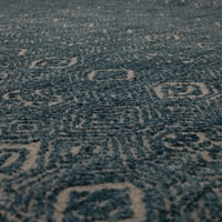 Karastan szőnyegek Minuet Majolica Blue 2 '4 7' 10 terület szőnyeg