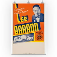 Nebraska Ballroom-Lee Barron Zenekar Vintage poszter USA