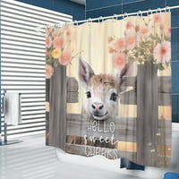 Zuhanyfüggöny vadvilág zuhanyfüggöny Boho zuhanyfüggöny parasztház zuhanyfüggöny a fürdőszobához semleges zuhanyfüggöny