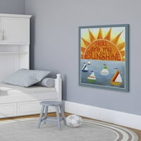 Marmont Hill Sunshine Sailboats II, Nicola Joyner Canvas Wall Art