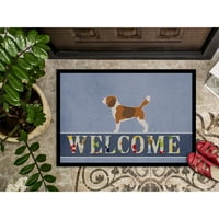 Caroline kincsei BB5514JMAT Beagle üdvözlő ajtó szőnyeg, beltéri szőnyeg vagy kültéri üdvözlő szőnyeg lábtörlő 24H