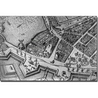 Védjegyművészet 'Hamburg térképe, 1690' Canvas Art