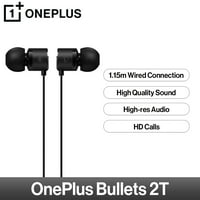 OnePlus Bullets 2t Fejhallgató, C típusú fülhallgató távoli mikrofonnal Vezetékes kompatibilis a Oneplus Pro t mobiltelefonhoz