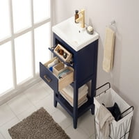 Design Elem Cara 20 Egy Mosdó Fürdőszoba Hiúság Kék