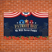 Nap hátteret soha nem fogjuk elfelejteni Banner Patriot Day Flag zászló 9 - 21th Anniversary dekorációk és Kellékek