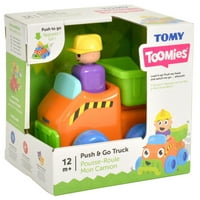 Tomy Toomies Push N Go teherautó, kisgyermek játékautó, 12m+